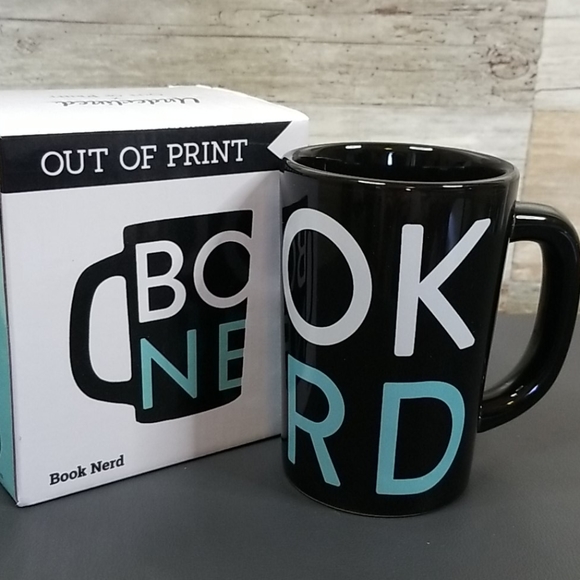 NIP Out of Print "Book Nerd" Mug - Picture 1 of 7